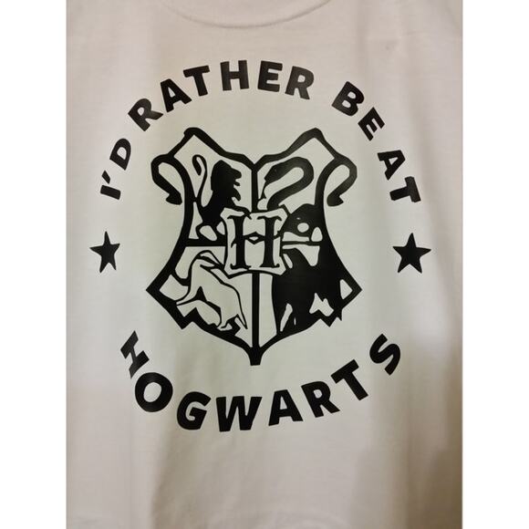 I'd rather be at Hogwarts T-shirt Youth L crew neck, Wizarding T-shirt - Picture 4 of 4